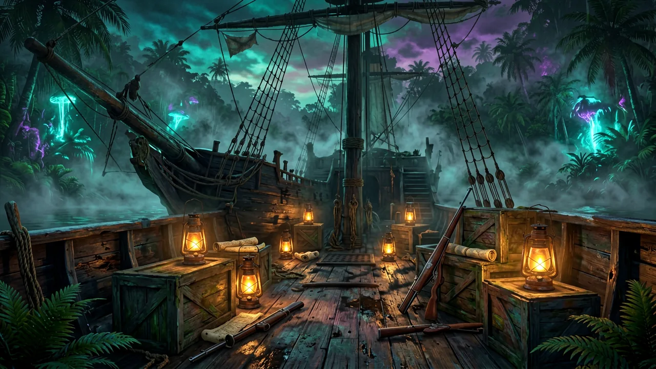 The Galleon Hub: Managing Contracts and Gear in The Mound: Omen of Cthulhu